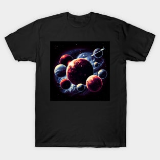 astronomy lover - astronomy pixelated lover astronomy lover T-Shirt